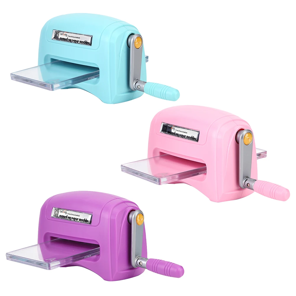DIY Handcraft Die-Cut Machine Portable Metal Embossing Mold Making Machine Practical with Plastic Backing Plate Home DIY Gadgets
