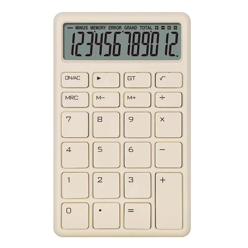 12 Digits Electronic Calculator Solar Calculator Dual Power Supply Calculator for Home Office School Financial Office Electronic images - 6