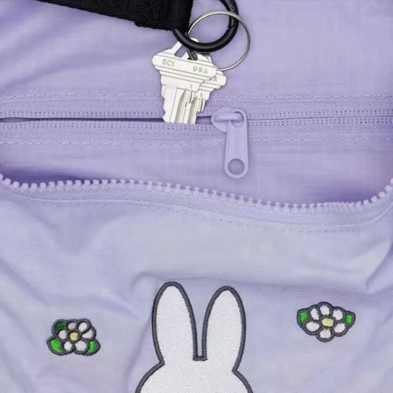 Miffy Embroidered Cute Cartoon Shoulder Bag - Large Capacity Kawaii Handbag & Holiday Gift