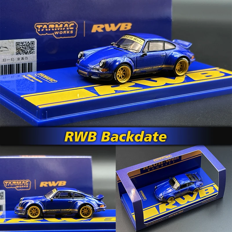 

TW в наличии 1:64 RWB Backdate Pandora One коллекционные литые модели автомобилей, миниатюрные игрушки Tarmac Works