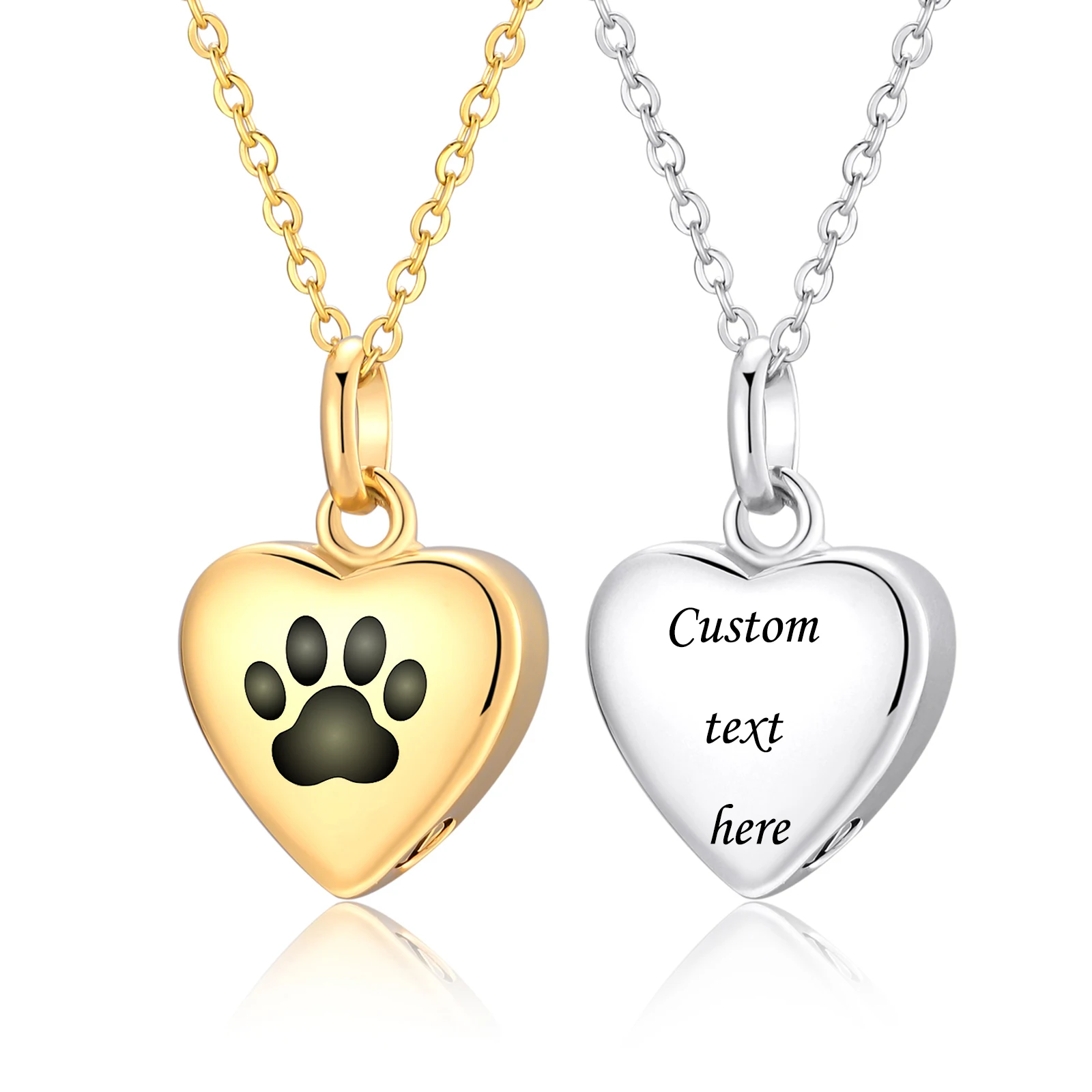 Collana Urna Per Ceneri Con Ciondolo A Forma Di Ala D'Angelo: Gioiello Commemorativo In Acciaio Inox 316L Per Ricordo Di Persone E Animali - 4