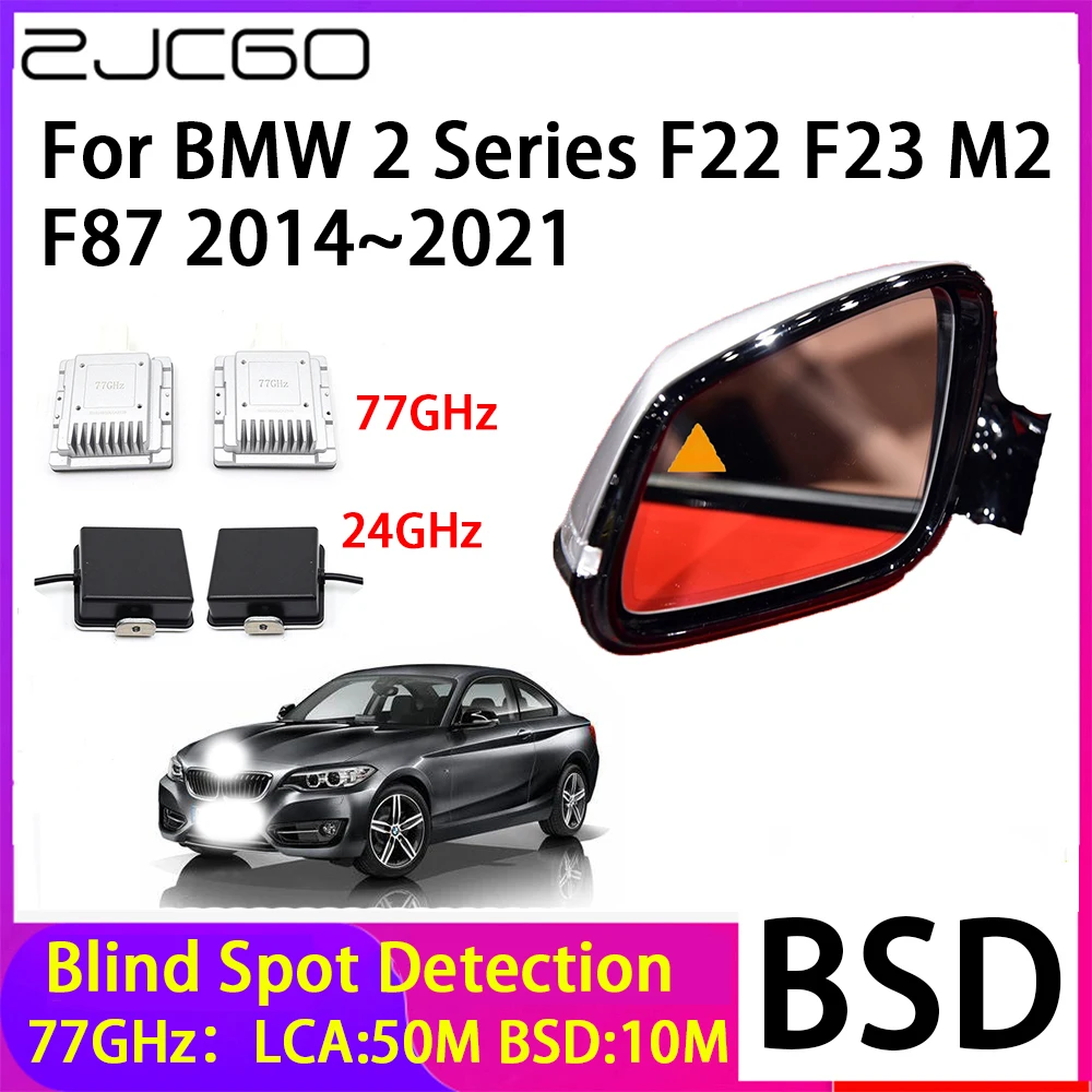 ZJCGO Car Blind Spot Detection BSD Mirror Rear Radar Detection System for BMW 2 Series F22 F23 M2 F87 2014~