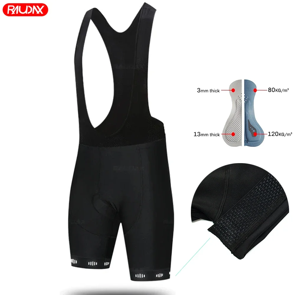 Cycling Bib Shorts Reflective LOGO Bike Mtb Sports Team Women Bicycle Riding Raudax
