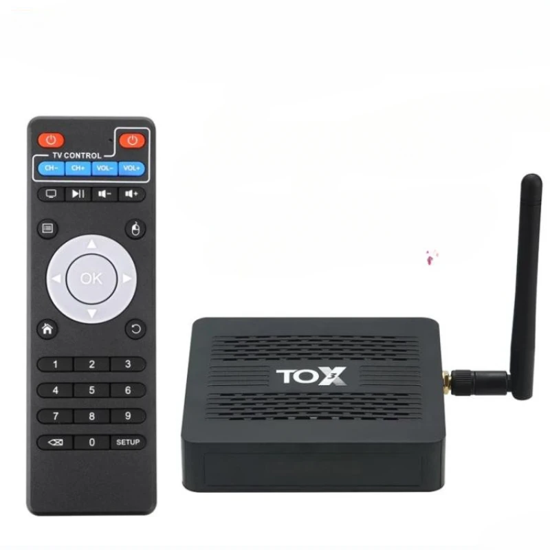 

TOX3 s905x4 Android 11 Dual Band Bluetooth 1000M AV1 Set-top Box