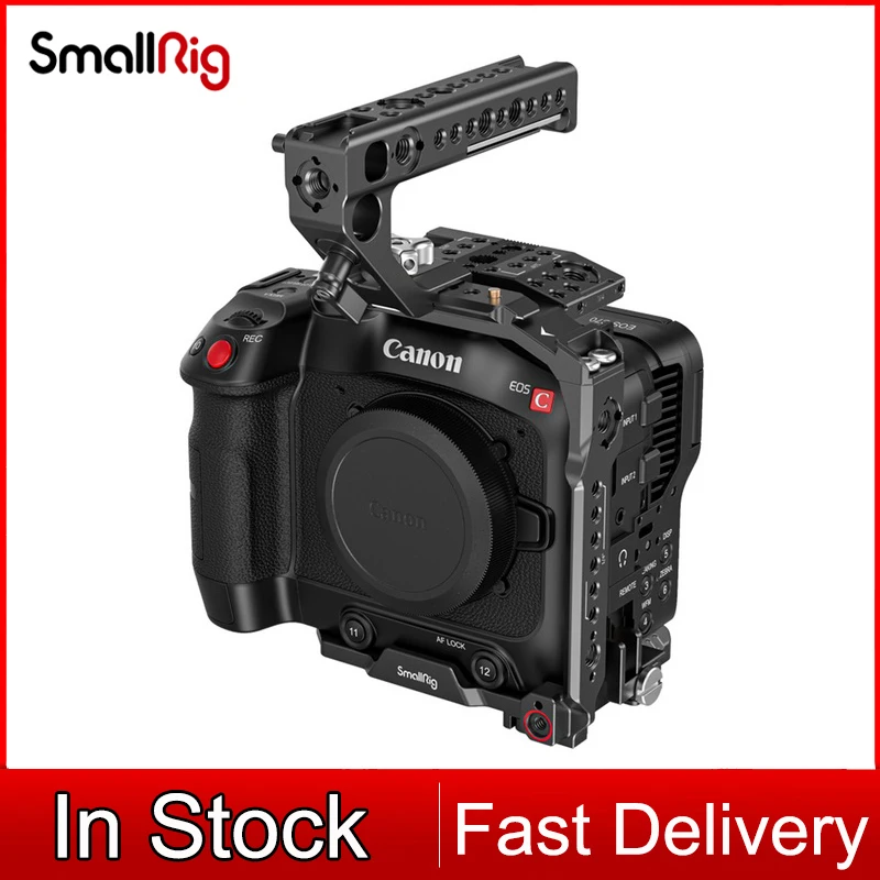 Kit Palmare Smallrig Per Canon Eos C70 Con Supporti Per Scarpe Fredde Arri 3/8 -16 Fori Supporta Stabilizzatori Dji Rs2/ Rsc 2