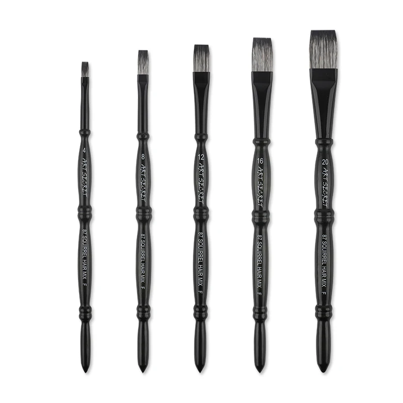 

Artsecret NEW ARRIVAL Free Shipping High Grade 1PC 87F Watercolor Art Paint-Brush Bamboo Handle Mixed Squirrel Hair