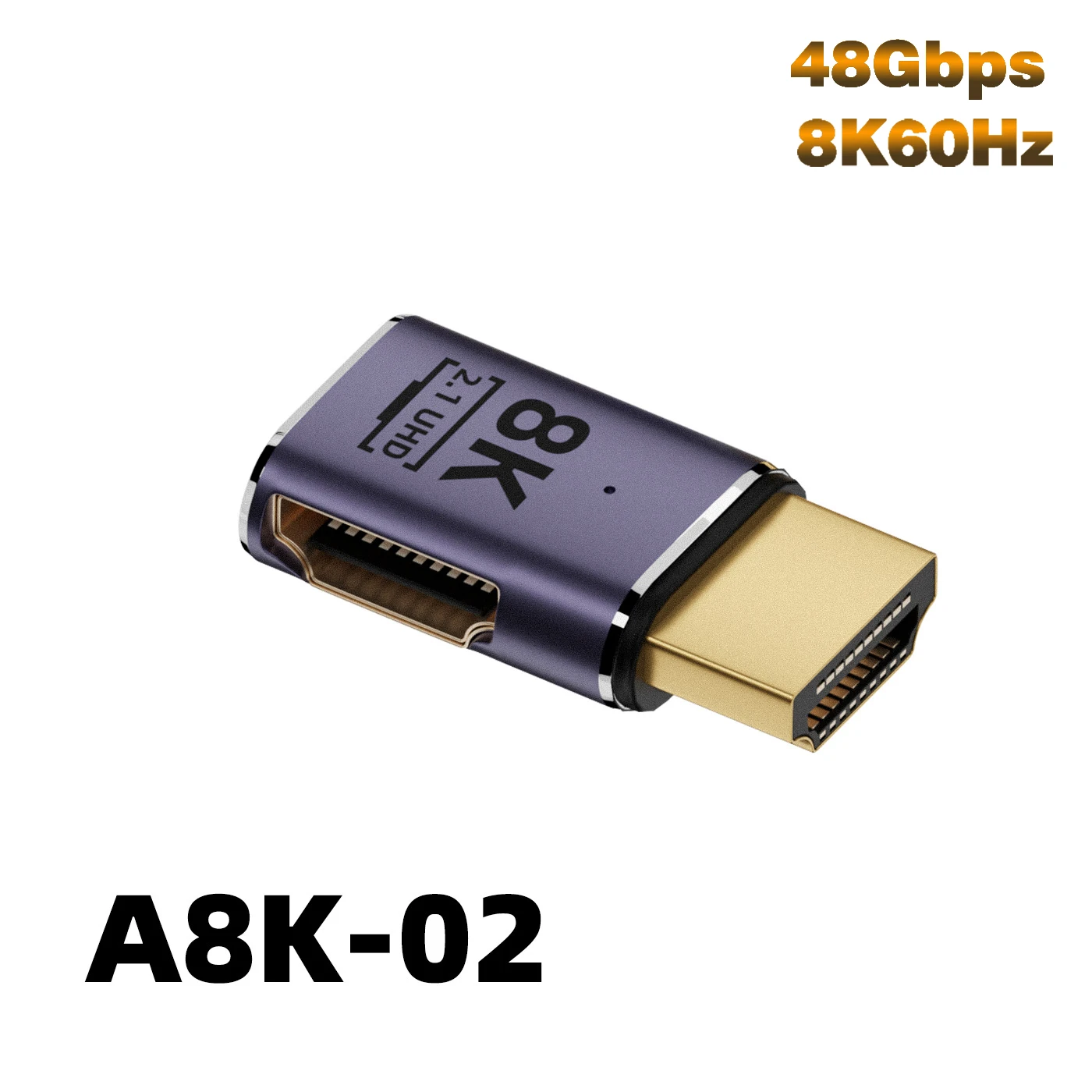 Ultra High-Speed HDMI-Compatible Cable Adapter - 8K60Hz & 4K120Hz, 48Gbps for Screen Extension & Projection