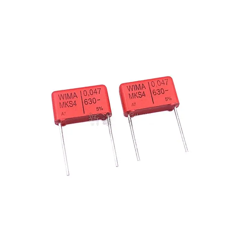 

10PCS/WIMA 630V 473 0.047UF 630V 47nF MKS4 Pitch 15 Film Capacitor