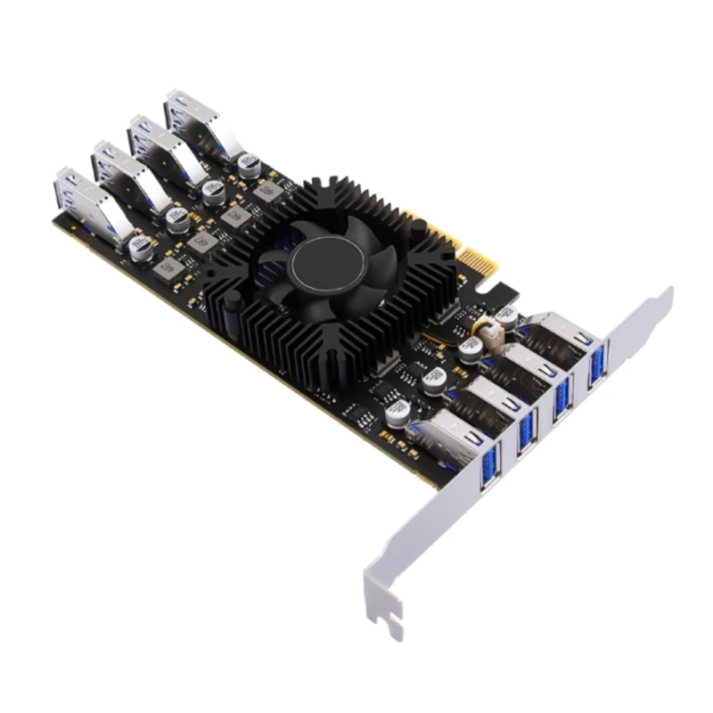 Highly Speed USB3.2 PCIE Expansion Card for Desktop PC USB3.2 GEN1x8 Port