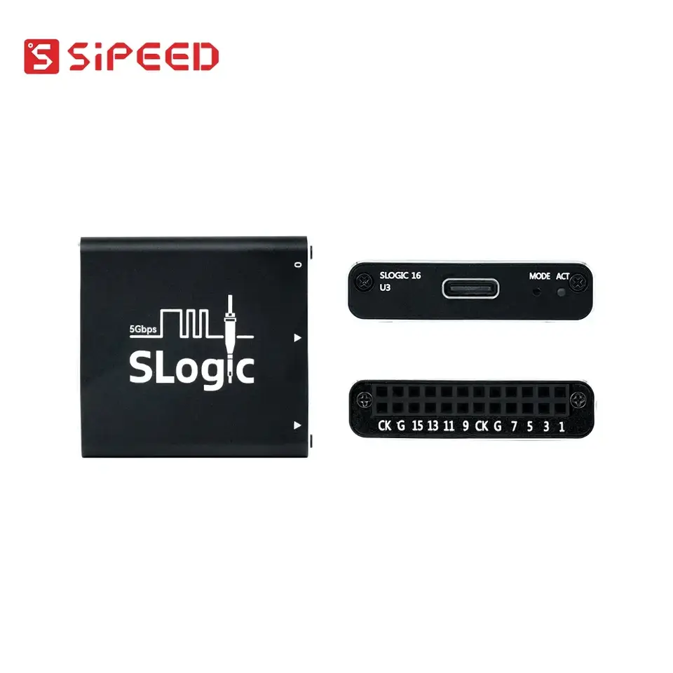 Sipeed SLogic16U3 16CH 800M Super-Speed Logic Analyzer Samplerate 5Gbps USB3 Adjustable Threshold For WIN MAC Linux image 4