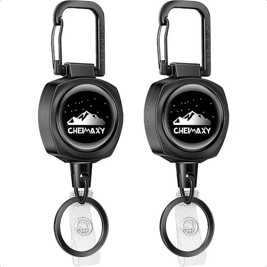 Heavy Duty Tactical ID Badge Reels Set