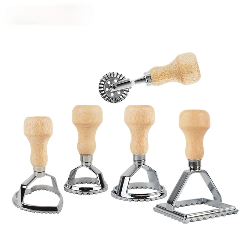 Biscuit Mould Pasta Maker Cutting Wheel Tools Cookie Cutter DIY Irregular Kitchen Gadgets Round Square Supplies