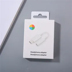 USB Type C to 3.5mm Earphone Adapter - Audio Cable Converter (With box)