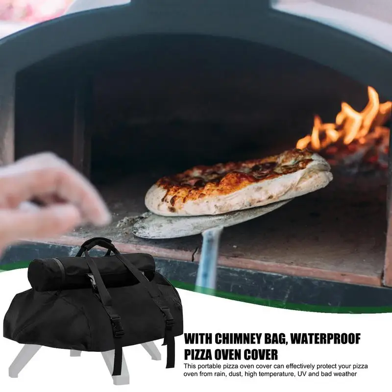 Pizza Oven Cover for Ooni Karu 12 Portable Pizza Oven Cover 420D Fabric Waterproof Heavy Duty
