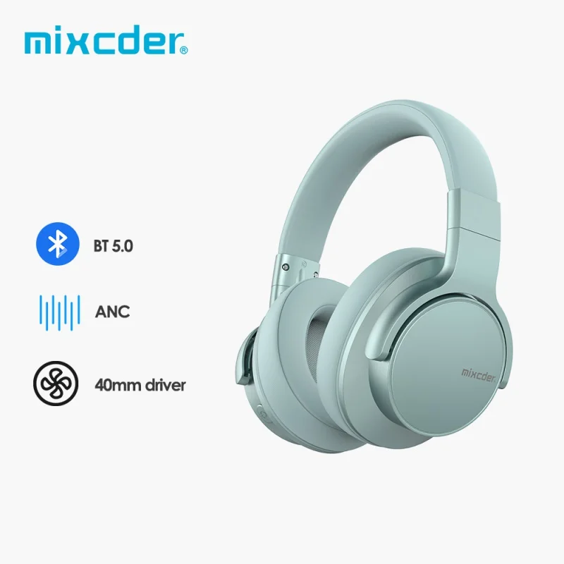 Bluetooth-наушники Mixcder E7 с активным шумоподавлением и поддержкой быстрой зарядки