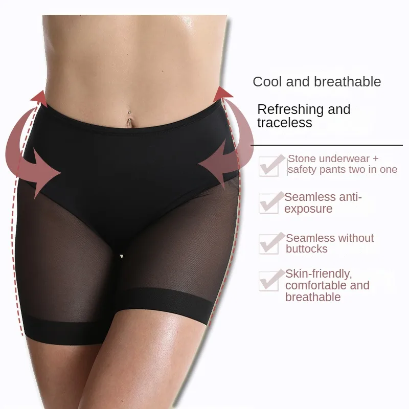 Women High Waist See-through Tummy Pants Mesh Slimming Underwear Shapewear  New Female Solid Color Light Body Sculpting Shaper - AliExpress