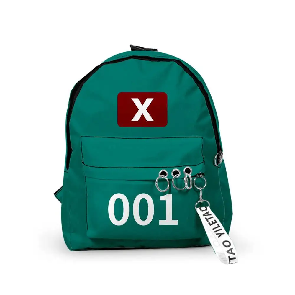 School Bags for Teens Large Capacity College Backpacks Korean Game Cosplay Knapsack Solid Casual Handbags Students Rucksack 2025 3