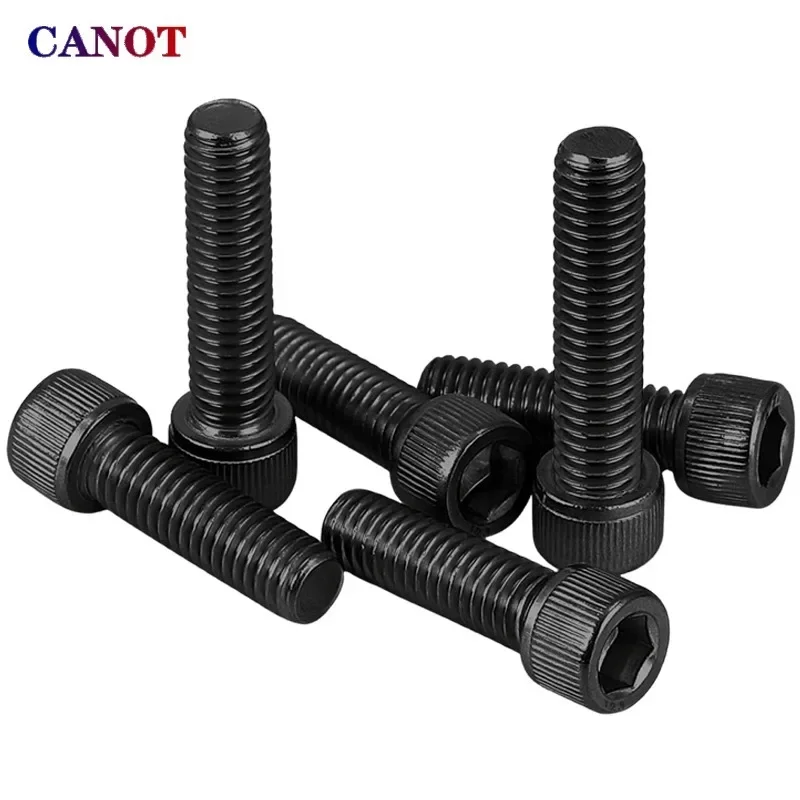 Hex allen Socket Cap Head Screw M2 M3 M4 M5 M6 M8 Black grade 12.9 Metric DIY Furniture Bolts