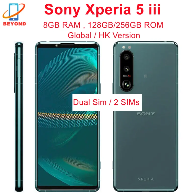 Original Sony Xperia 5 Iii 5iii 5g Dual Sim 8gb Ram 128