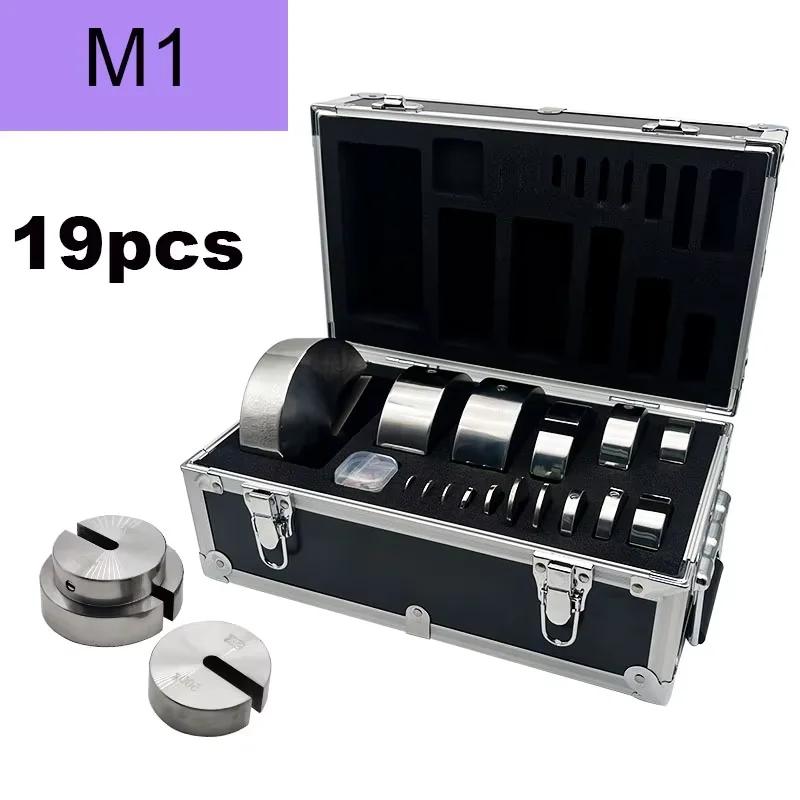 M1 Grade Stainless Steel Added Weight Hanging Weight 100mg~2kg 19pcs Set