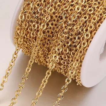 Gold Oval Chain Roll 1
