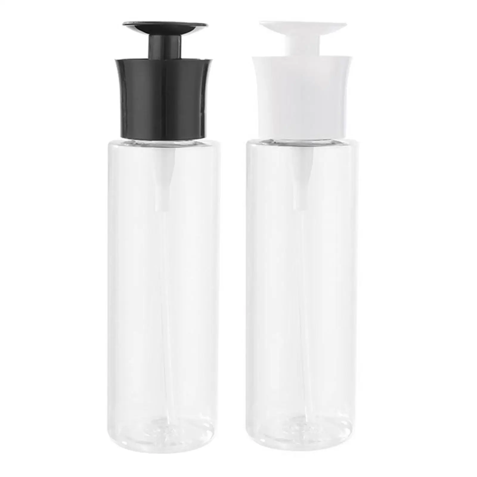 

Airless Pump Bottle Transparent Press Travel Bottles Moisturizer Container for Cream Perfume Essential Oil Makeup Essence Lotion