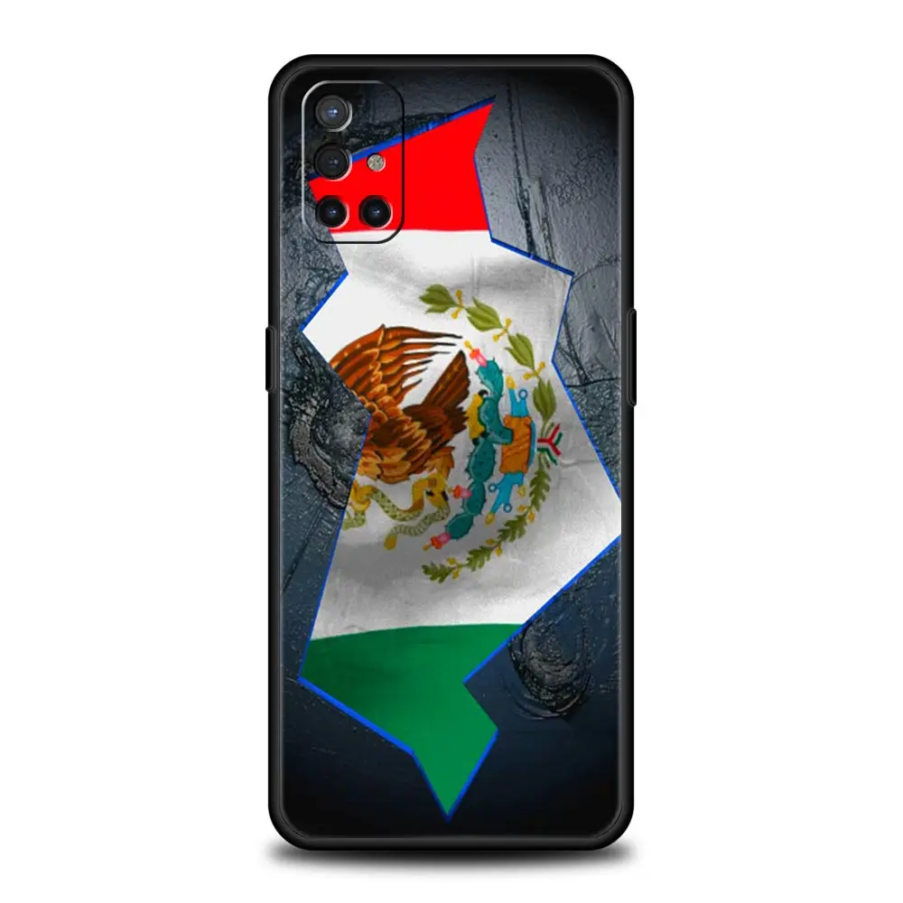 Mexican Flag Soft Black Phone Case Cover