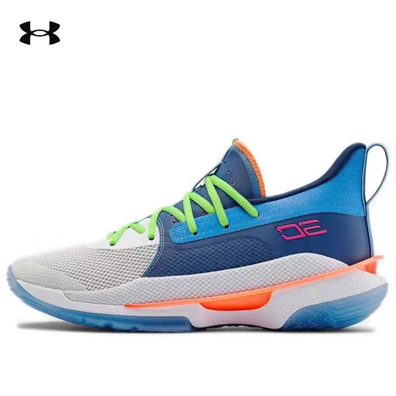 thumbnail image 1 of Zapatillas de baloncesto prácticas de corte bajo Under Armour Curry 7, 1 of 5