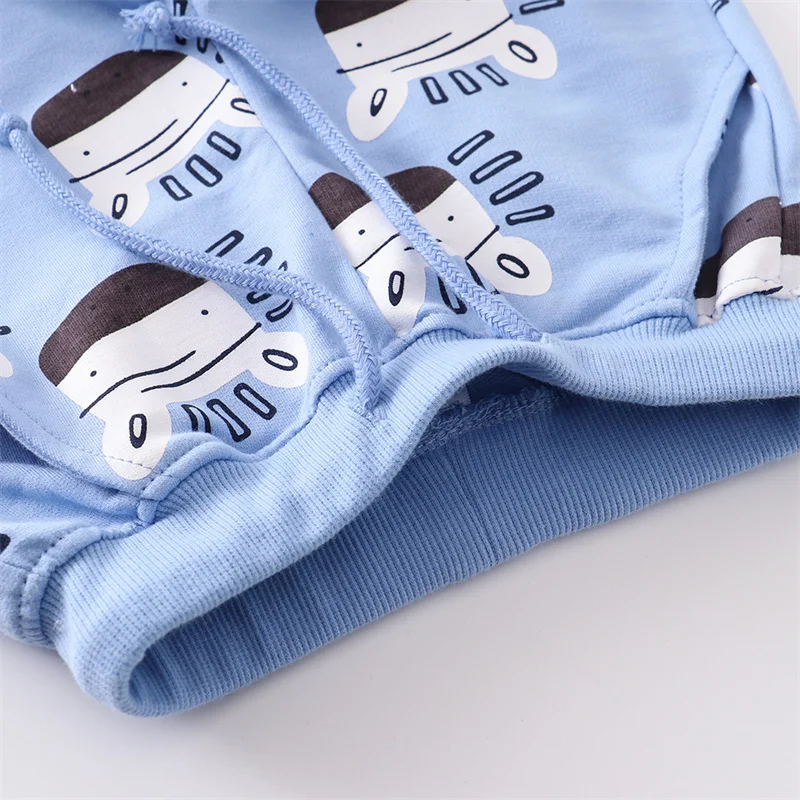 Jumping Meters 2-7T Summer Boys Shorts Animals Print Drawstring Baby Boys Girls Short Pants Animals Children's Trousers