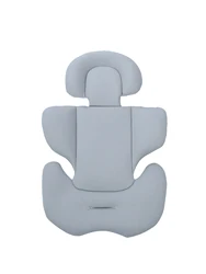 Plush Cotton Baby Stroller Seat Cushion - Breathable and Thickened Infant Pram Liner (Gray)