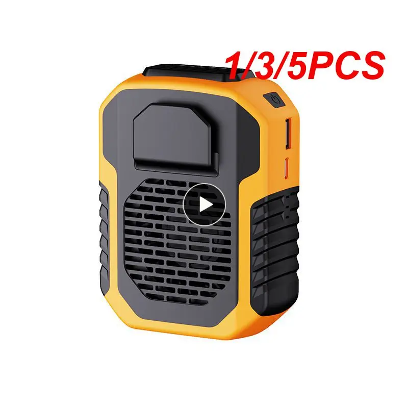 

1/3/5 шт., мини-вентилятор на талию с USB-портом
