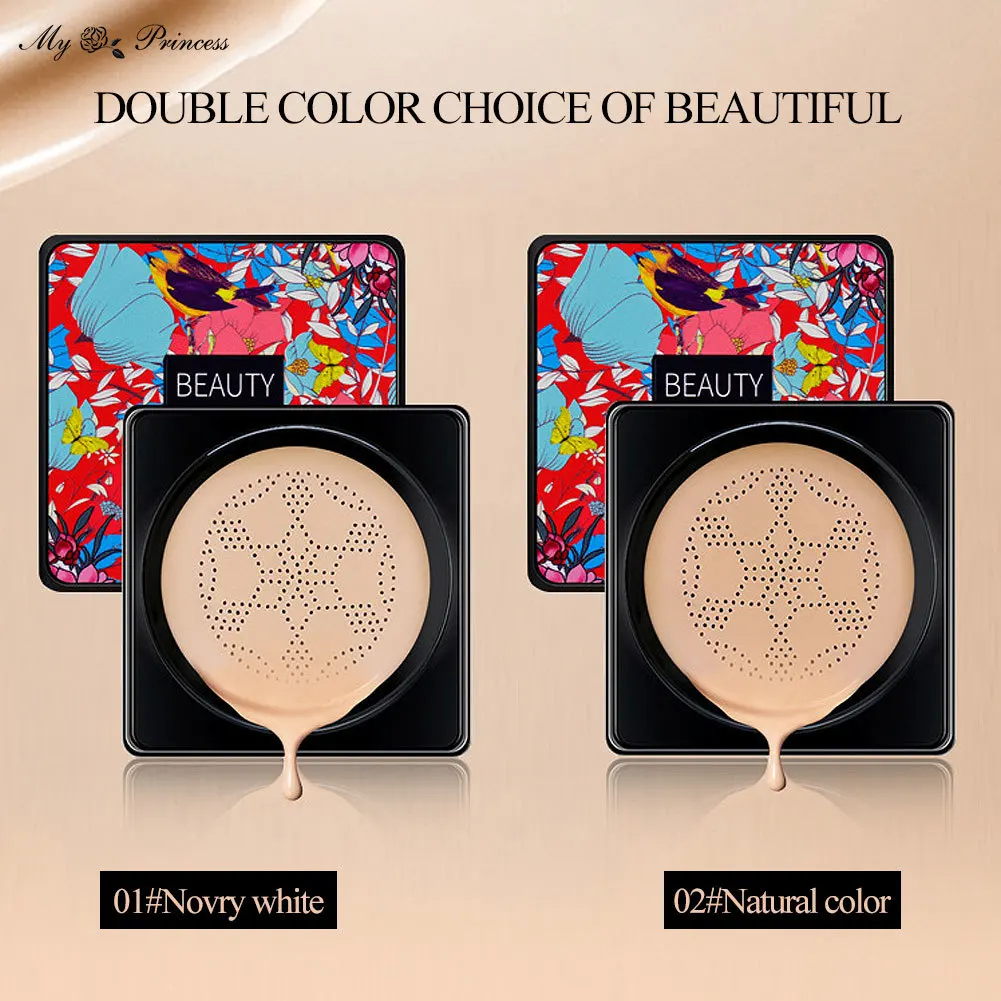 Magic Foundation Mushroom Head Air Cushion CC Cream Waterproof Brighten Foundation Cream Women Base Makeup Face Korean Cosmetics cc cream