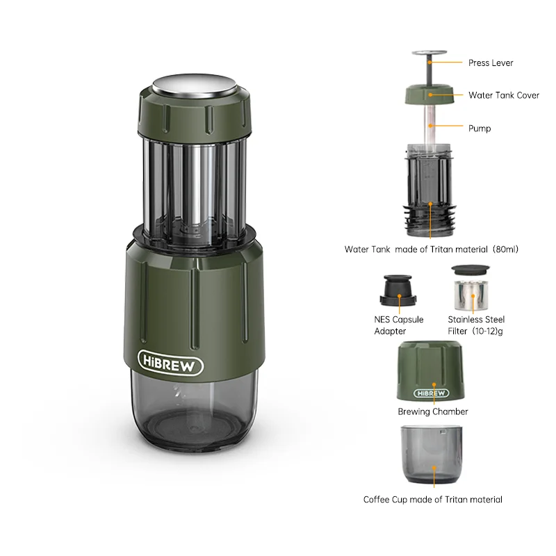 HiBREW ماكينة قهوة اسبريسو محمولة H4D