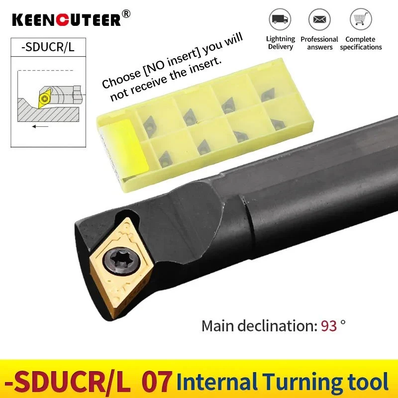 1pc S10K-SDUCR07 S16Q-SDUCR07 S20R-SDUCR07 Internal Turning Tool Holder ...