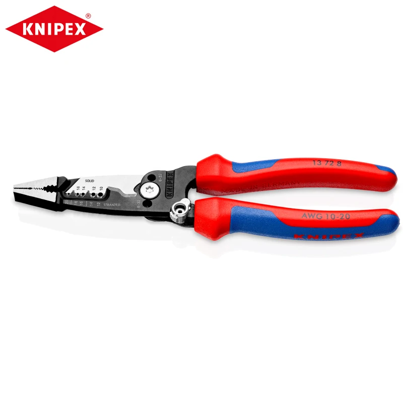 Knipex 13 72 8 Spelafili Forgiati 8 Pollici (Circa 20.3 Centimetri) E Coltello Elettronico Super Conveniente E Veloce