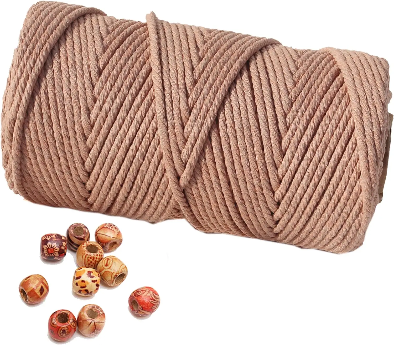 Vibrant Macrame Hand-Knitting Cotton Cord – 100m of 3mm Natural Rope for Colorful Weaving and Wall Hangings