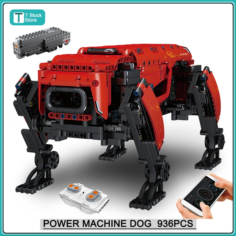 

Technical Robot Toys The RC Motorized Boston Dynamics Big Dog Model AlphaDog Building Blocks Bricks Toys for Kid Christmas Gifts