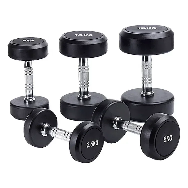 Dumbbell Home Training GYM CLUB Adults Fitness Factory Simple Workout Round Adjustable Steel Iron