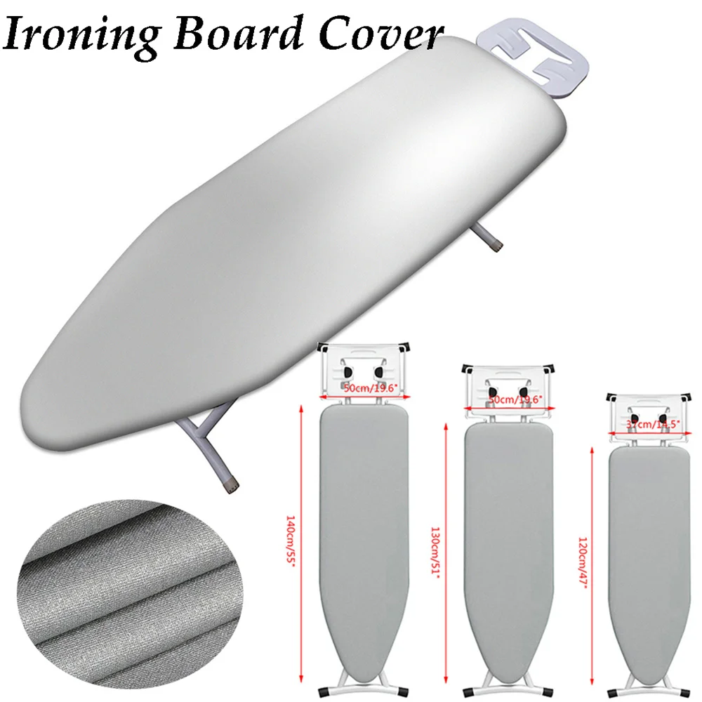 Silver Coated Padded Ironing Board Cover 140/130/120cm ironing board cover