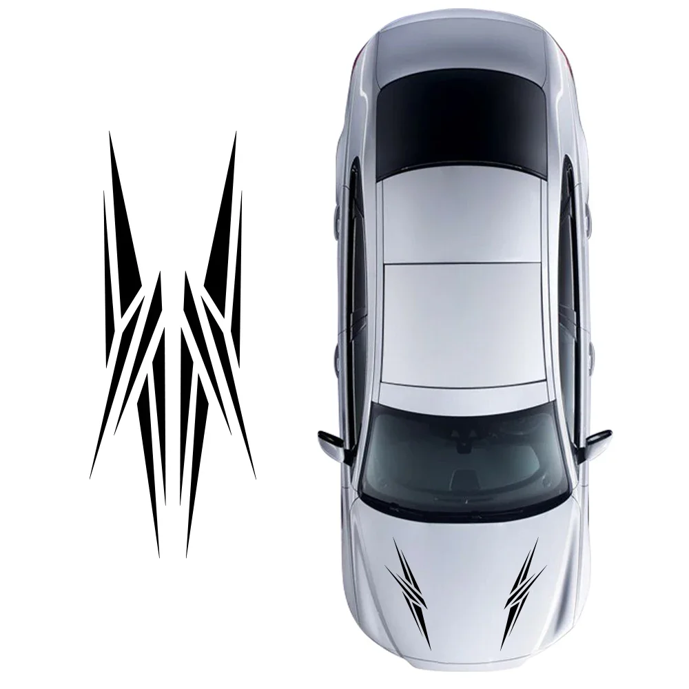2 pezzi adesivi per auto race styling decalcomanie in vinile PVC per Audi Hyundai Fiat Tesla NISSAN BMW Volkswagen Toyota accessori per decorazioni auto