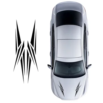 2 pezzi adesivi per auto race styling decalcomanie in vinile PVC per Audi Hyundai Fiat Tesla NISSAN BMW Volkswagen Toyota accessori per decorazioni auto