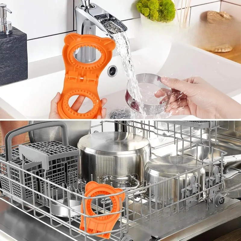 Premium Stainless Steel Sandwich Cutter and Sealer Kit with Ergonomic Plastic Handles for DIY Bread Fruit Vegetable Cutting