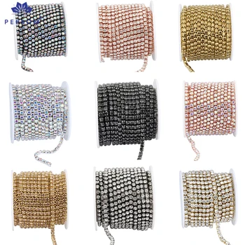 Crystal Rhinestone Cup Chain 1