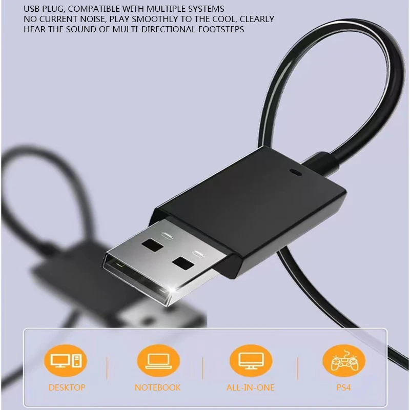 マイク付き有線USBヘッドセット,2.5m,ノイズリダクション