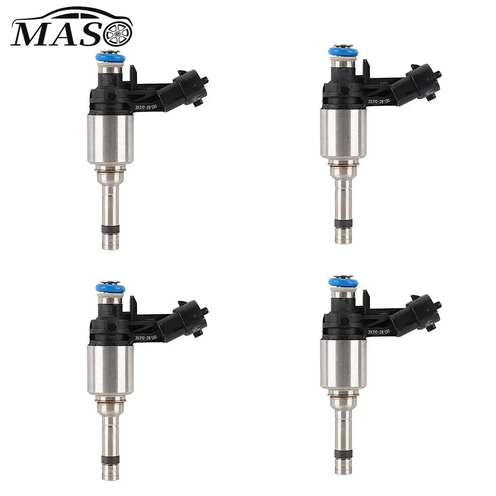 

4pcs Car Fuel Injectors Nozzle Auto Engine Parts 353102B110 Fit for Hyundai Accent/Veloster 1.6L 2012-2017 Fuel Injectors