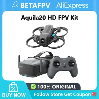BETAFPV Aquila20 HD FPV Kit VR04 Occhiali FPV ExpressLRS 2.4G LiteRadio 4 SE Trasmettitore radio RC Modello analogico Drone