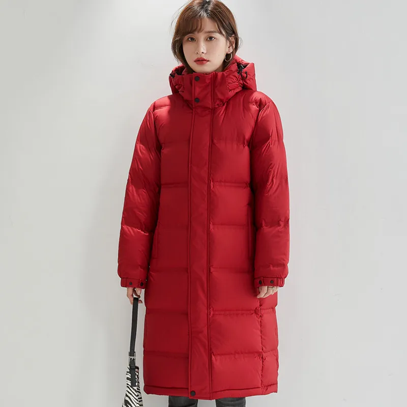 

GGD 58-84 2022 WINTER LUXURY SOLID WOMENS 90% WHITE DUCK DOWN COATS