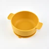 Baby Safety silicone Tableware Autonomous Eating Training Complementary Food Bowl Double Handles With Suction Cup Anti-Drop Bowl 6
