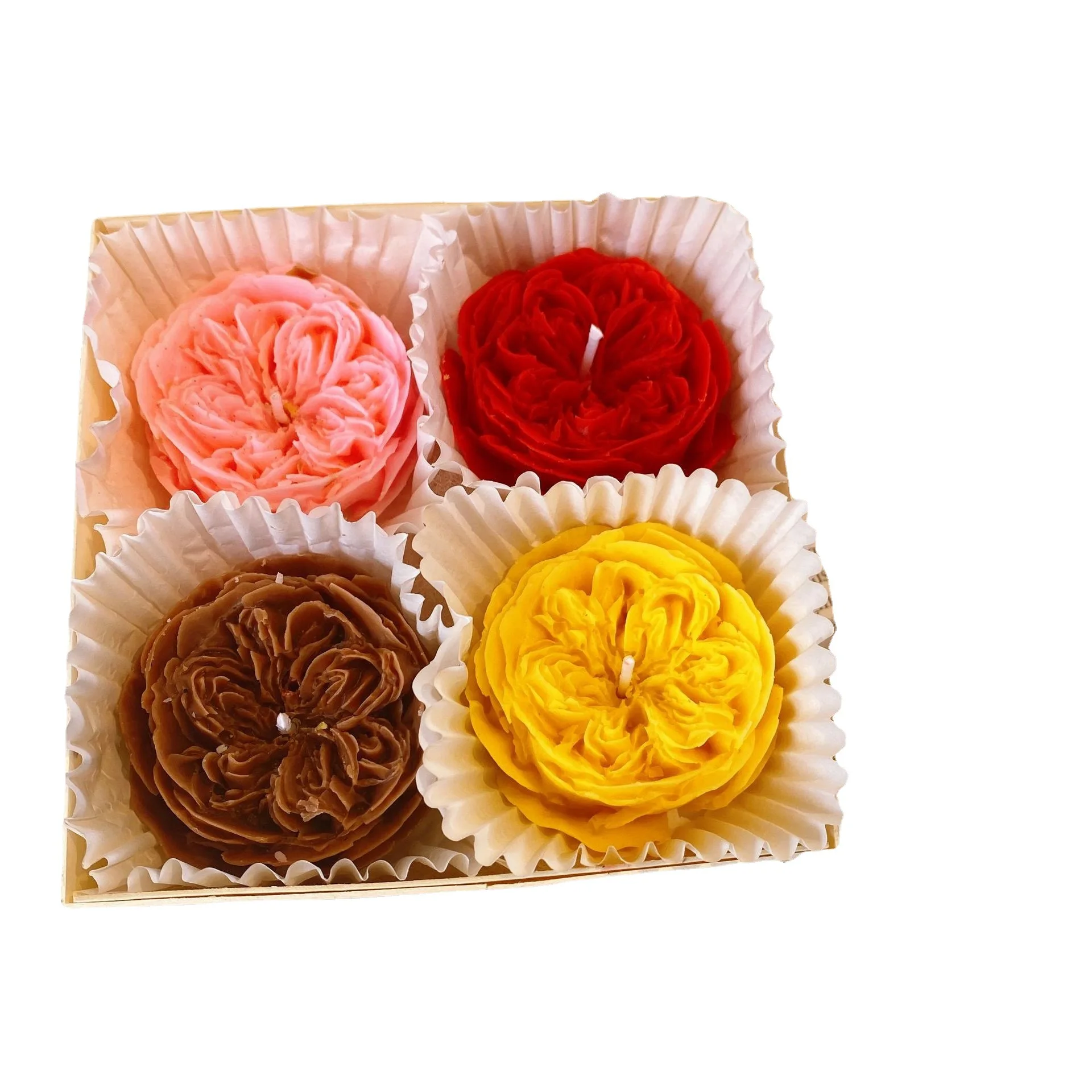 

Scented Candle Valentine's Day Peony Rose Set Candle Aromatherapy Candle Creative Romantic Atmosphere Table Candle Gift Box