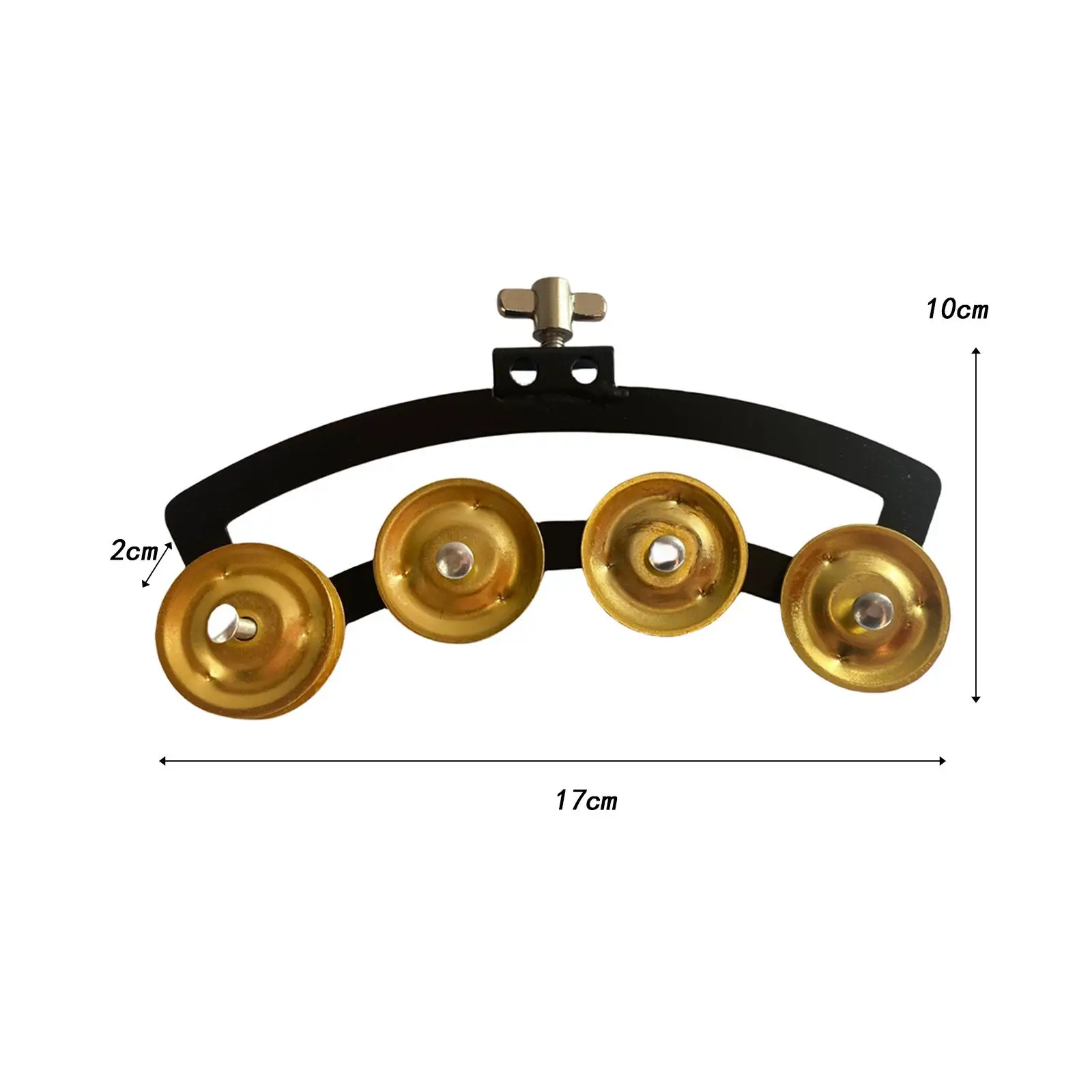 Drum Cymbals Hi Hat Tambourine Bells Durable Percussion Accessories for Stage